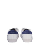 Golden Goose Sneakers Old School Leather Upper Suede Star And Heel White/Blue Depths