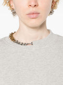 Stella Mc Cartney Chain Link Detailing Mélange Sweatshirt