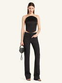Courrèges Pantalon Bootcut Heritage Crêpe Fluide