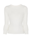 Rick Owens Cropped Rib Ls T