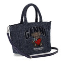 Ganni Denim Kleine Einkaufstasche