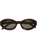 Saint Laurent Sl M136 Sonnenbrille mit ovalem Rahmen
