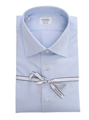 셀레스트 비앙코 슬림핏의 Mazzarelli Camicie Camicia