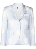 Thom Browne Thom Browne Polka Dot Print Silk Blazer