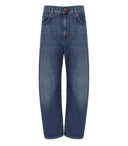 Max Mara Weekend Caprile Blue Barrel Jeans