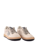 Golden Goose Sneakers Ballstar Nappa Upper Glitter Star And Heel Hvid/Sølv