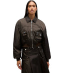 Ganni Braune Bomberjacke