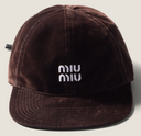 Miu Miu Cappelli Velluto Chambray+Nast