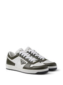 Prada Downtown Colour Block Leather Sneakers