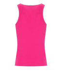 Top Ganni Fucsia a Costine