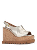 Stella Mc Cartney Sneakelyse Slingback Sandal 120 Metallic Alter Mat