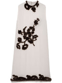 Prada besticktes Georgette-Kleid