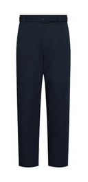 Thom Browne Carpenter Pants W/ Detachable Belt In Wrinkle Free Cotton Suiting