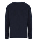 Mm Max Mara Malesia Navy Blue Crewneck Sweater