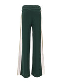 Pantaloni della tuta Palm Angels Monogram Colorblock verde scuro