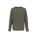 Jil Sander Camiseta compacta de lana a rayas
