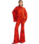 Essentiel Antwerp Jodie Orange Flare Pants