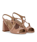 A.Bocca Two For Love Pink Heeled Sandal