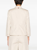 Einreihiger Blazer mit rundem Kragen von Thom Browne