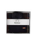 Barbour Dover/Hailes Tartan Blue Beanie+Scarf Set