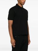 Saint Laurent Cassandre besticktes Piqué-Poloshirt