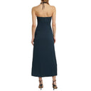 Self Portrait Cut Out Ruched Maxi Dress