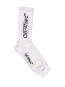 Calzini Off White Bksh Mid Bianco Nero