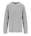 Mm Max Mara Quid Grey Crewneck Jumper