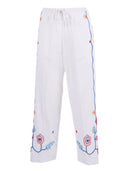 Forte Forte Pantalone Popeline Ricamo "Broderie En Reve"