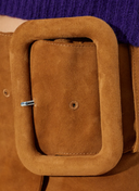 Ami Jupe Midi Avec Ceinture A Grosse Boucle