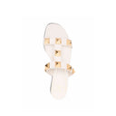 Valentino Garavani Valentino Garavani Roman Stud Leather Flat Sandals
