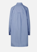 Ami Robe Chemise Large Manches Longues Et Ami De Coeur Embosse