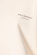 Philosophy Di Lorenzo Serafini Felpa Crop Beige