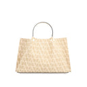Valentino Garavani Valentino Garavani Toile Iconographe Raffia Tote Bag