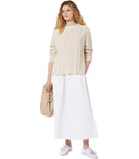 Maglione Girocollo Max Mara Weekend Tenore Ecru