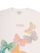 Fendi Jr T Shirt Jersey Tinto