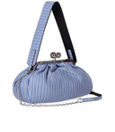 Max Mara Weekend Pasticcino Rubens中型浅蓝色离合器