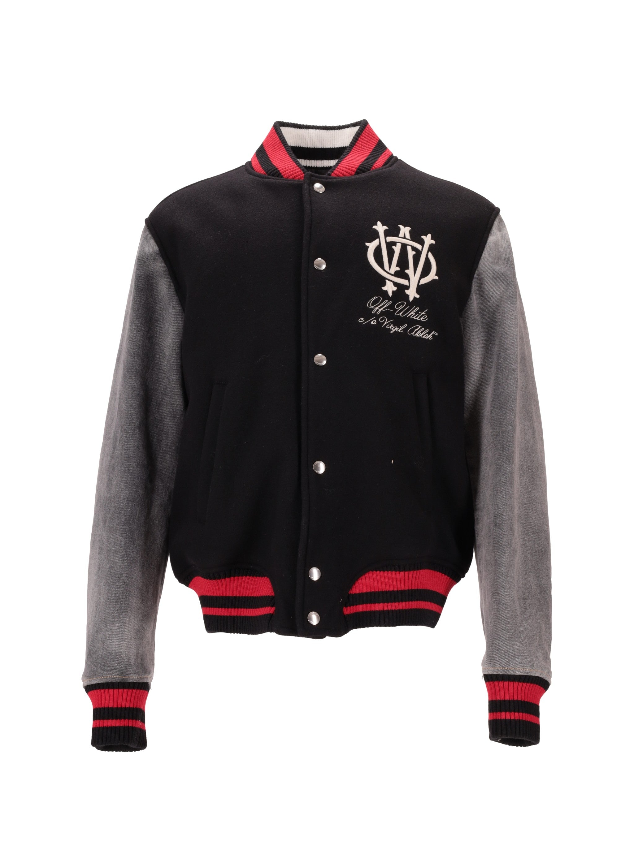 Off White Gothic Ow Wool Den Reg Varsit Black/Froz