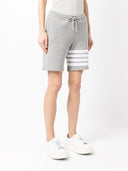 Thom Browne - Short mi-cuisse avec 4 barres techniques en bouclage classique