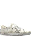 Golden Goose Super Star Leather Upper Laminated Star And Heel Glitter Edge
