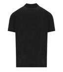 Amaránto Black Linen Poloshirt
