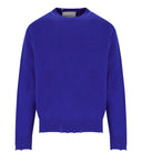Jersey de la tripulación azul eléctrico Amaránto