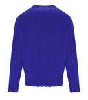 Jersey de la tripulación azul eléctrico Amaránto