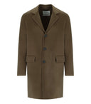 Amaránto Khaki Green Single Breasted Coat