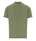 Amaránto wojskowa zielona lniana koszula