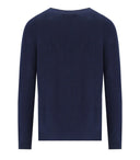 Jumper de la tripulación azul marino de amaránto azul marino