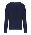 Jumper de la tripulación azul marino de amaránto azul marino