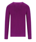 أمارانتو الأرجواني Crewneck البلوز