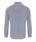 Archivium Blue And White Striped Shirt