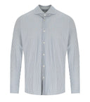 Camicia oxford bianca e blu di archivio
